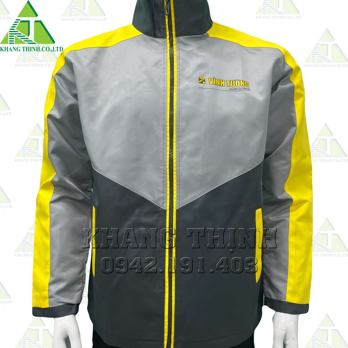 may áo khoác đồng phục