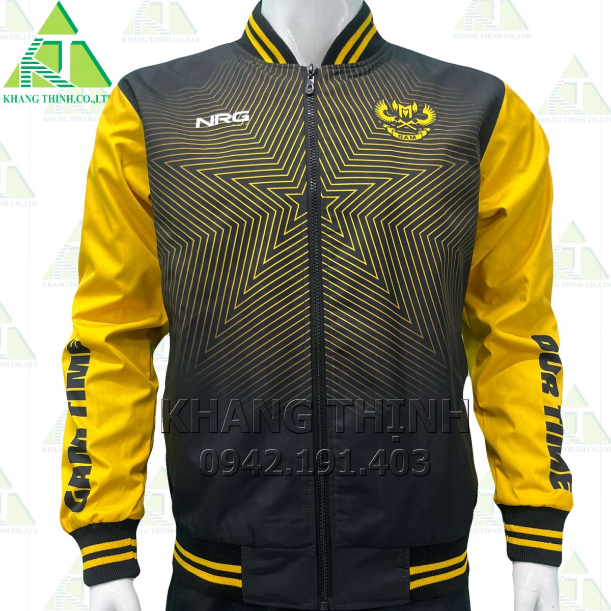 May áo khoác đồng phục