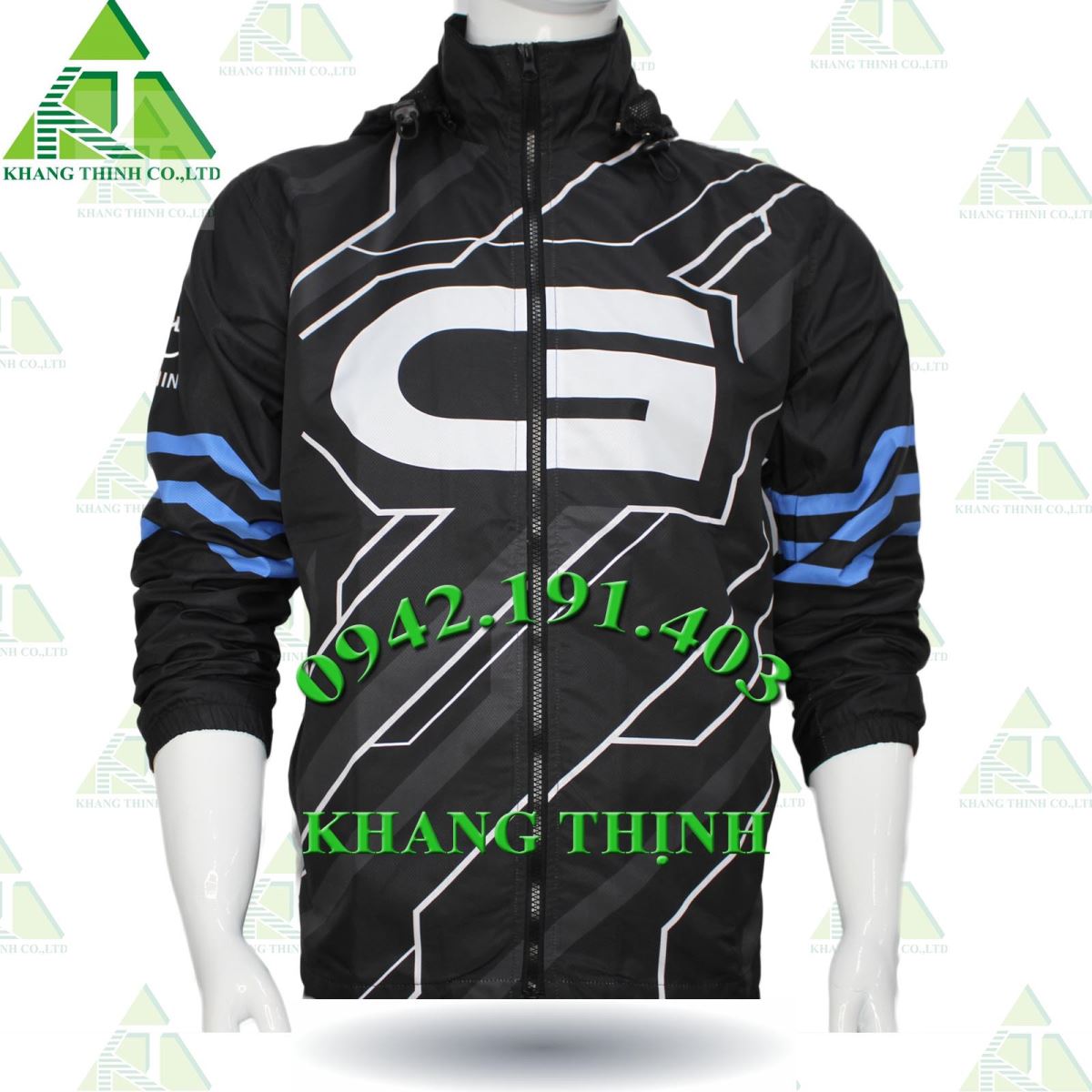 Áo khoác in chuyển màu